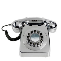 Wild & Wolf 1960s Design 746 Corded Telephone – Chrome